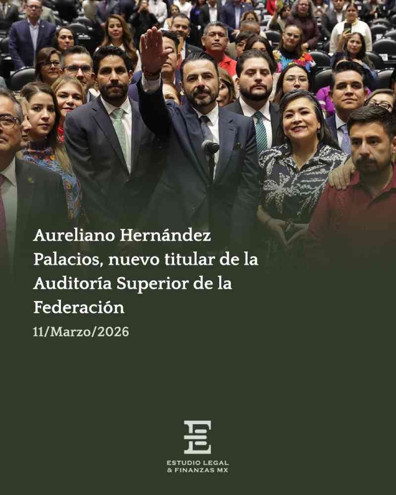 Aureliano Hernández Palacios, nuevo titular de la Auditoría Superior de la Federación