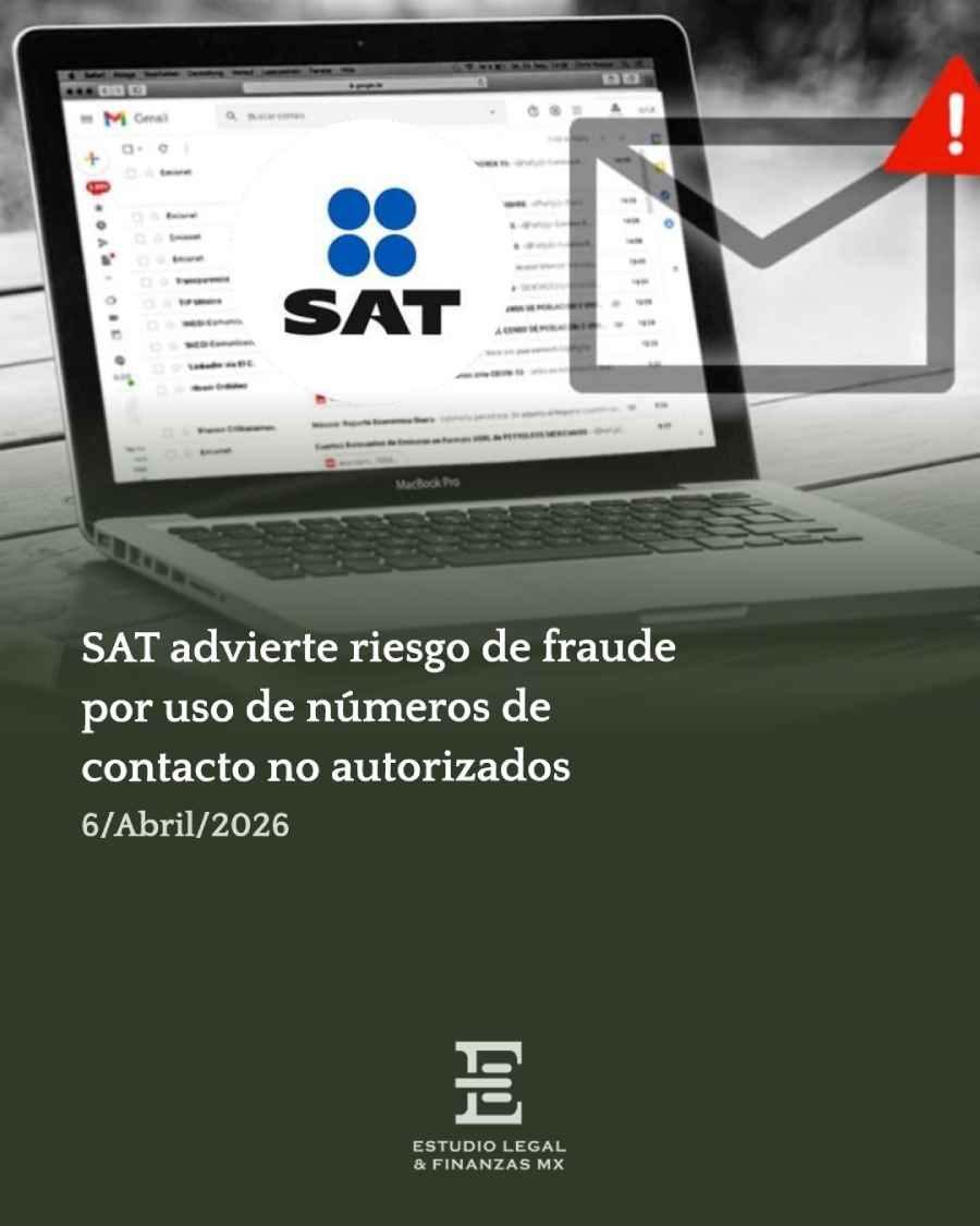 SAT advierte riesgo de fraude por uso de números de contacto no autorizados