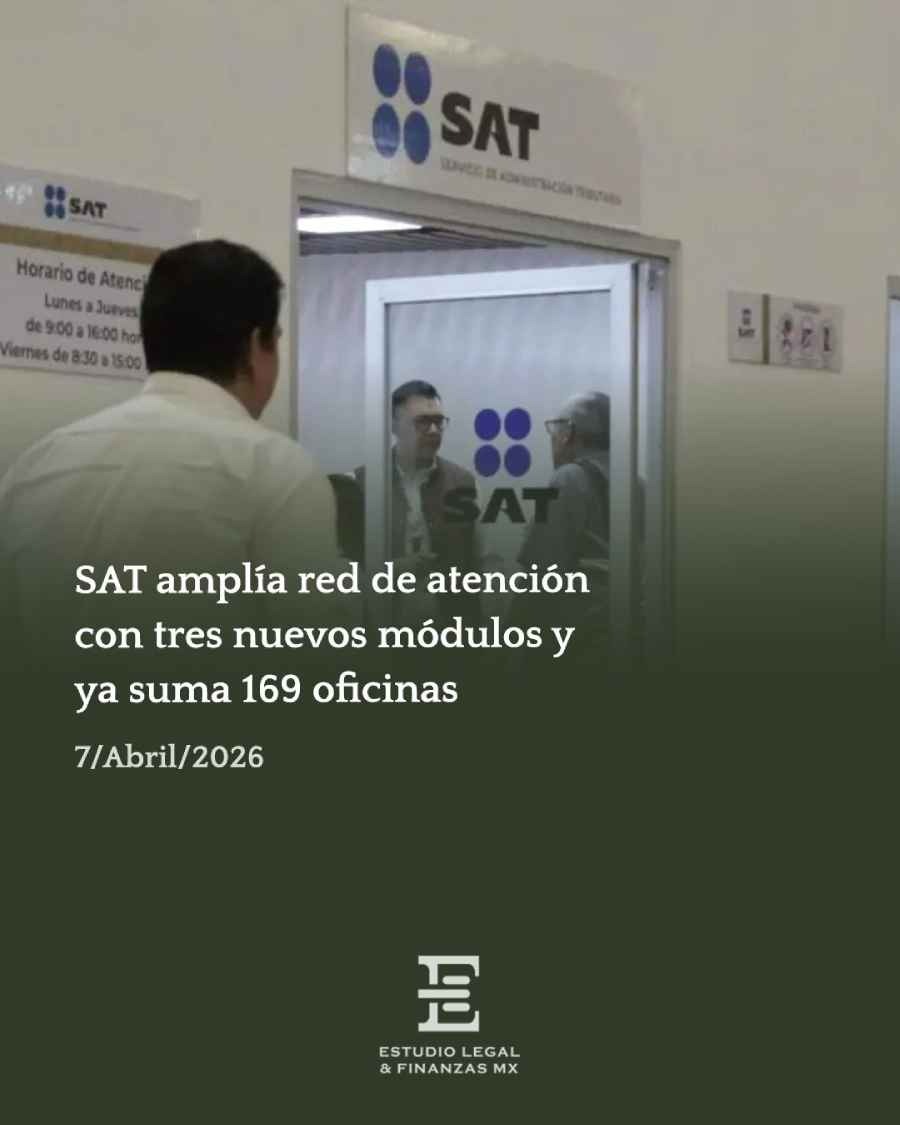 SAT amplía red de atención con tres nuevos módulos y ya suma 169 oficinas