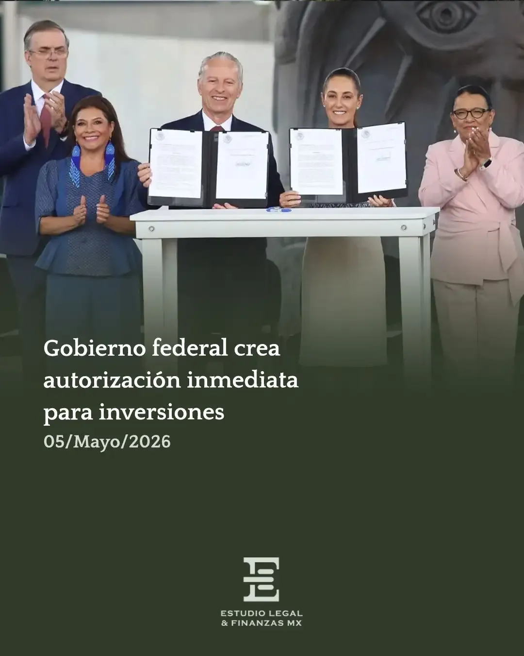 Gobierno federal crea autorización inmediata para inversiones