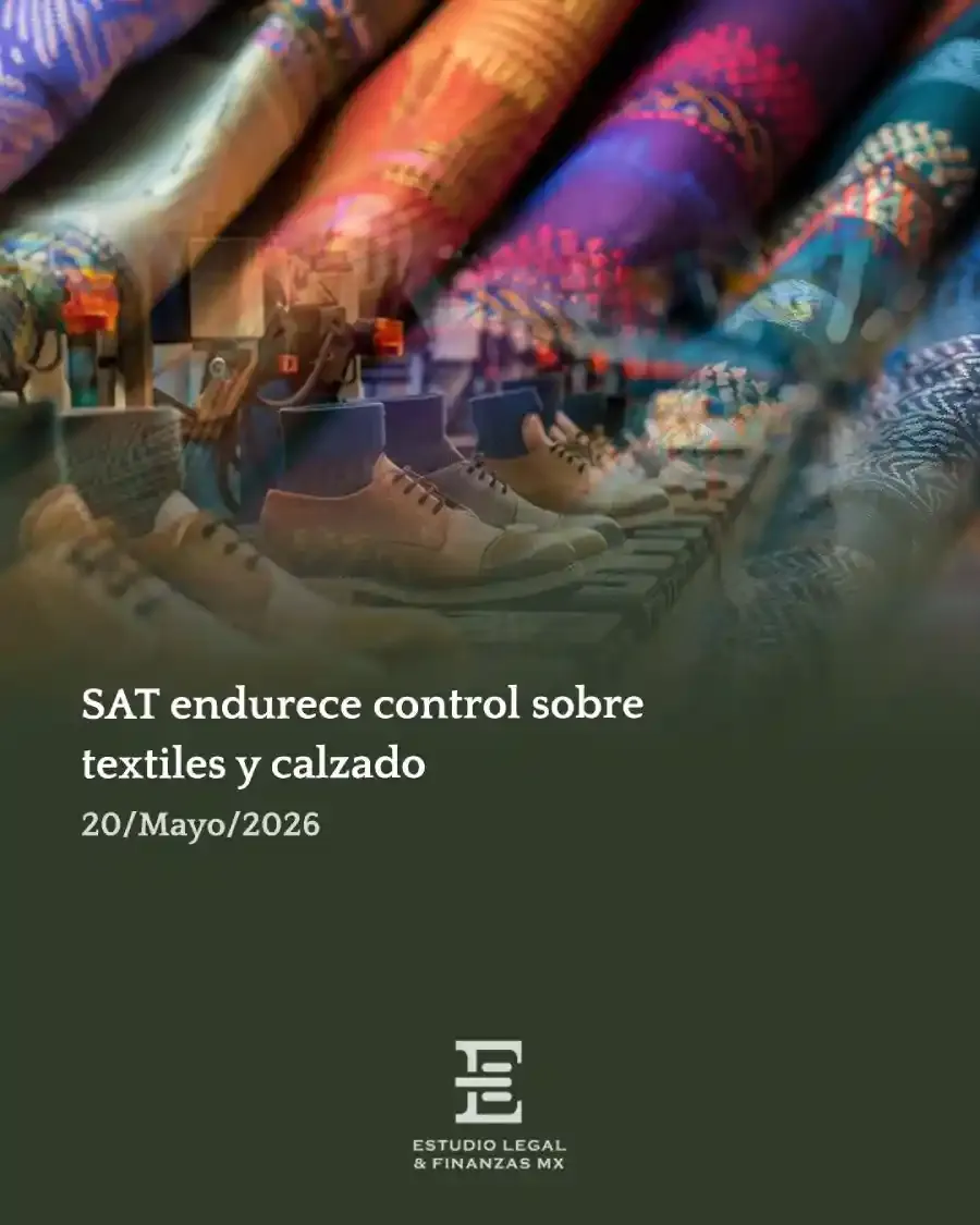 SAT endurece control sobre textiles y calzado