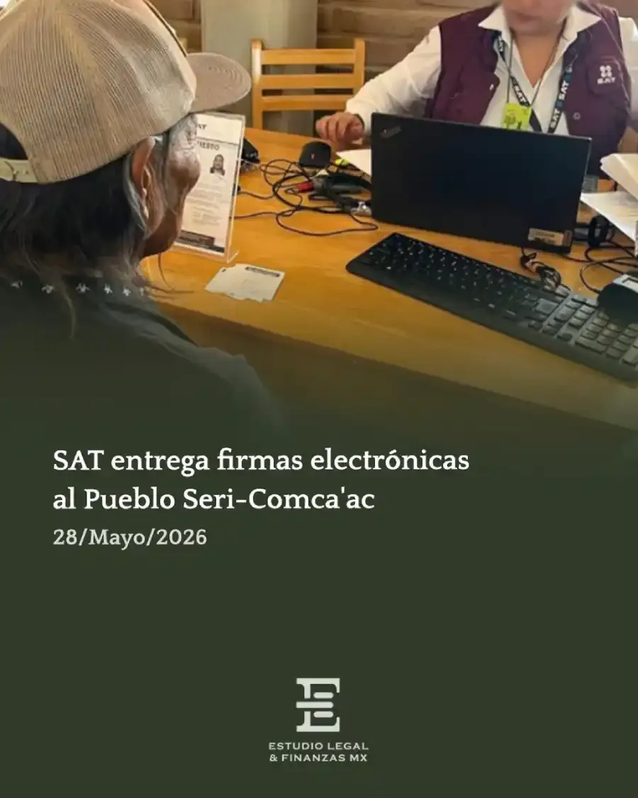 SAT entrega firmas electrónicas al Pueblo Seri-Comca'ac