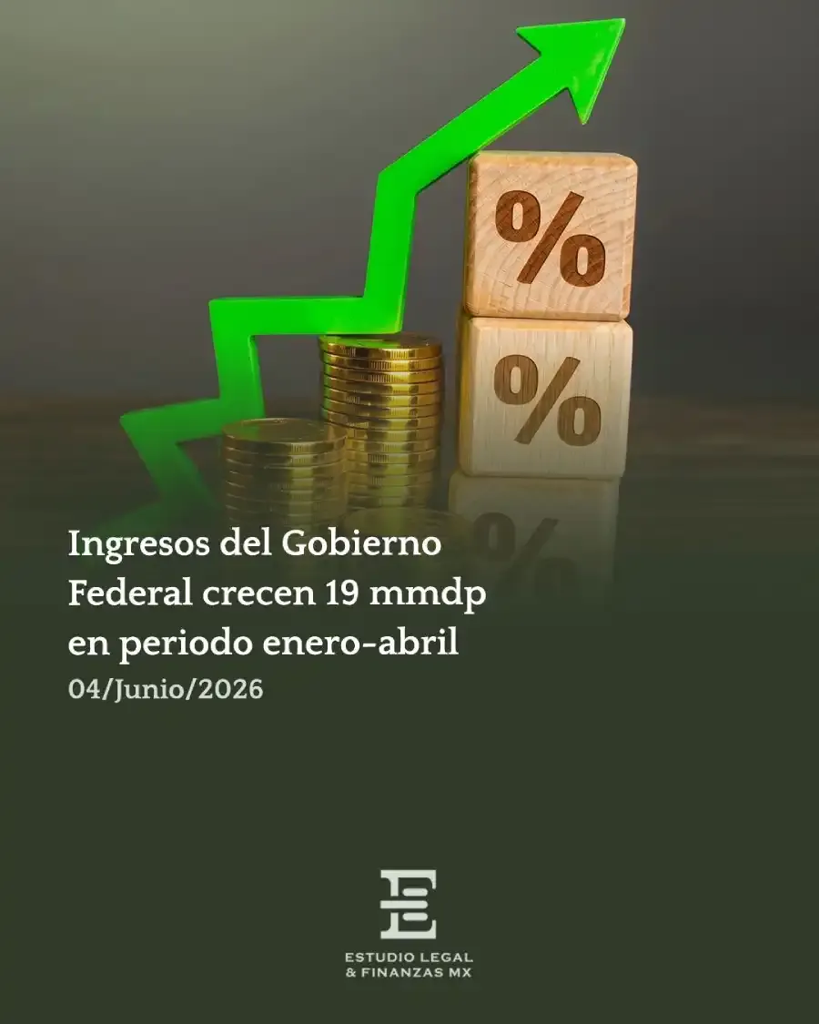 Ingresos del Gobierno Federal crecen 19 mmdp en periodo enero-abril