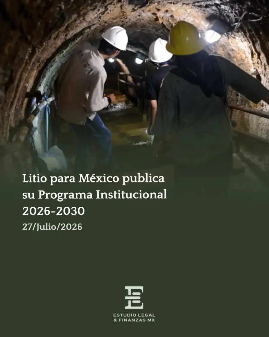 Litio para México publica su Programa Institucional 2026-2030