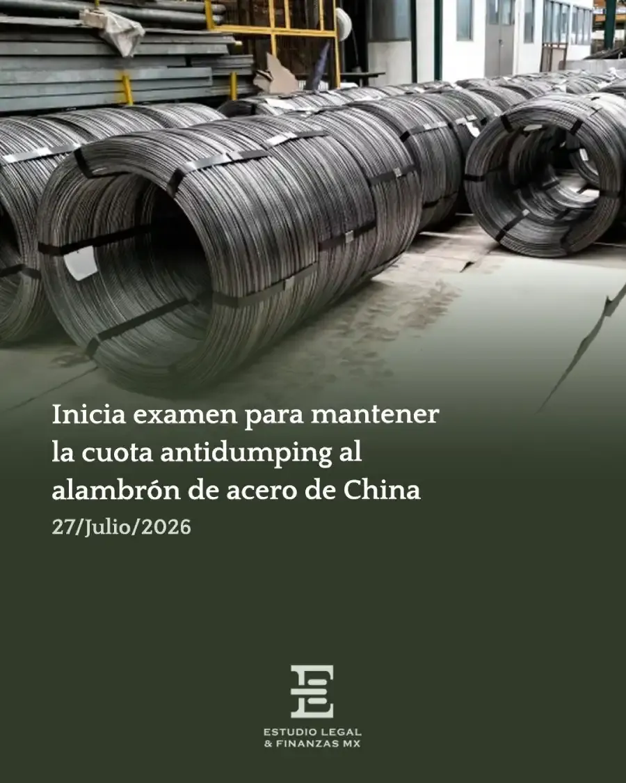 Inicia examen para mantener la cuota antidumping al alambrón de acero de China