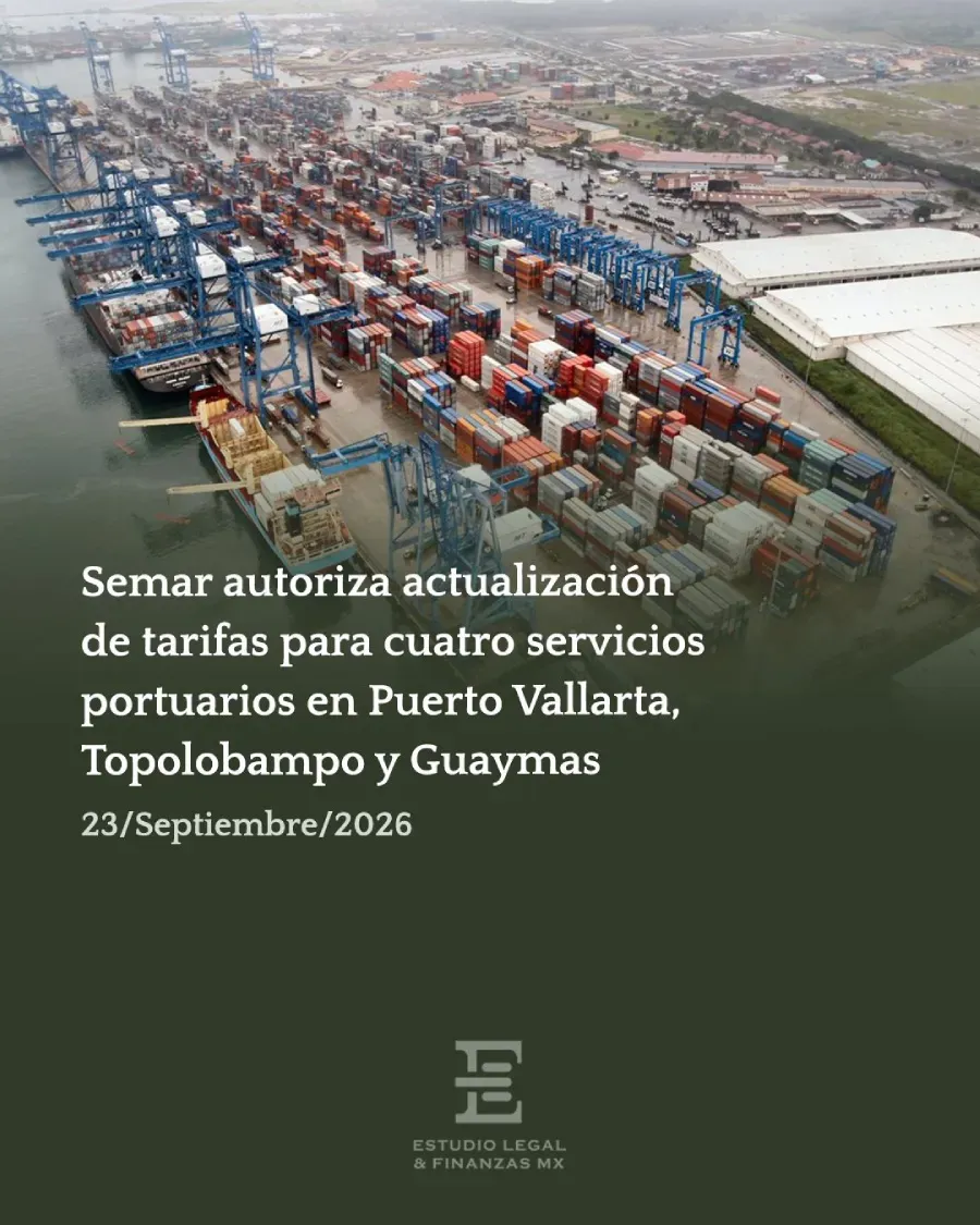Semar autoriza actualización de tarifas para cuatro servicios portuarios en Puerto Vallarta, Topolobampo y Guaymas